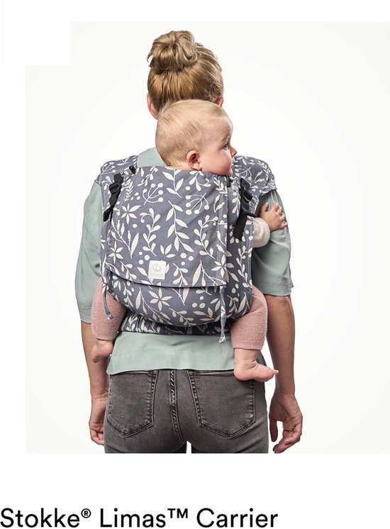 Stokke Limas Carrier Plus, Glacier Green - Versie 2023 (OCS) - Babydrager met halve gesp - Drie draagopties - Veilig voor baby's van 1 maand/4 kg tot 18 kg van Stokke — afbeelding 3