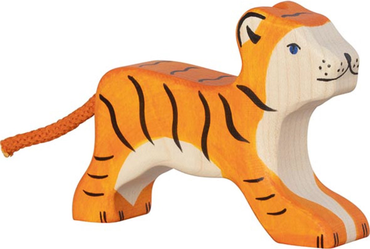 Holztiger houten tijger klein afbeelding