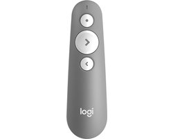 Logitech R500S - Draadloze Laser Presenter - Presentatieklikker - Bluetooth - Grijs
