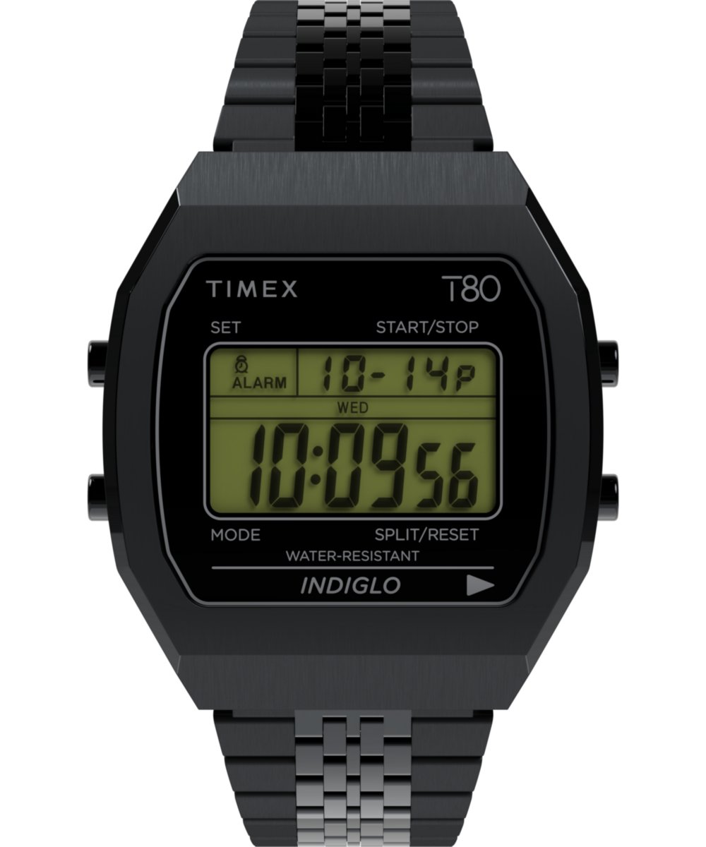 Timex Timex Lab Timex 80 TW2W91600 Horloge - Staal - Zwart - Ø 36 mm
