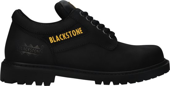 Blackstone 4 INCH OIL NUBUCK BLACK - 0439 Black - Worker - - Black - Taille: 38