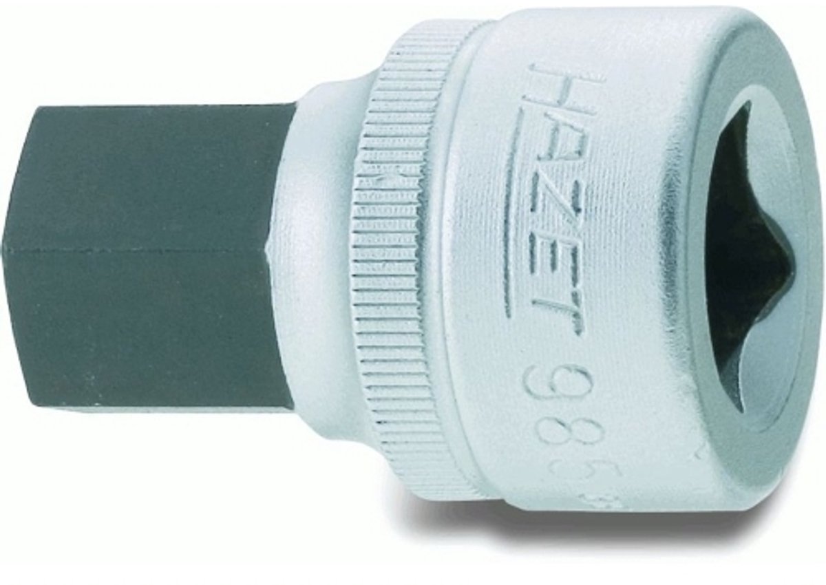 HAZET Dopsleutelbit 985-17 · 1/2 inch (12,5 mm) vierkant hol · Binnen-zeskant-profiel · SW 17 mm