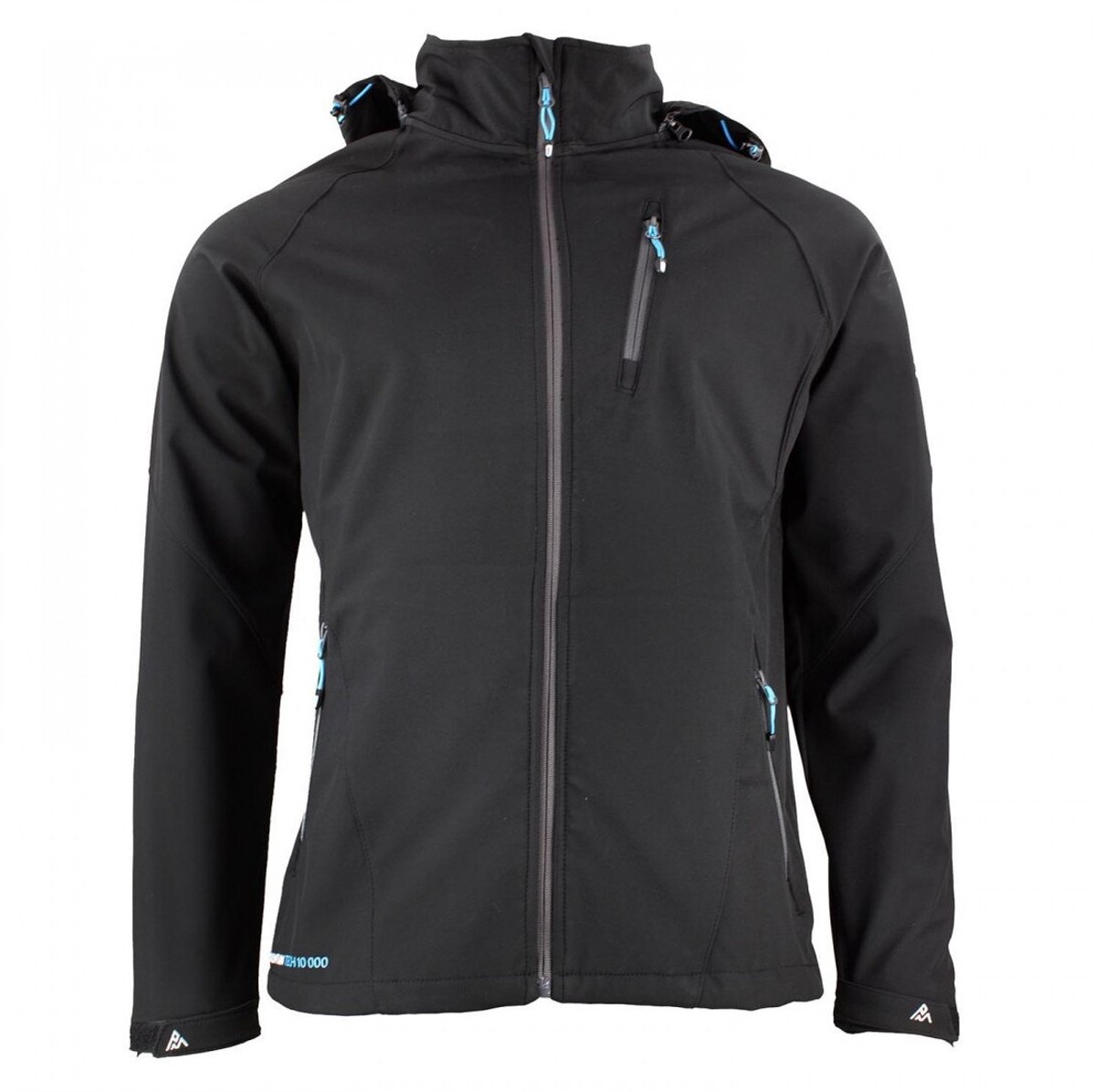 Jas Peak Mountain Softshell Zwart