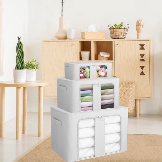 Niet-geweven Kast Opbergdoos - Opvouwbare Kleding Organizers En Verdelers Voor Kledingkasten