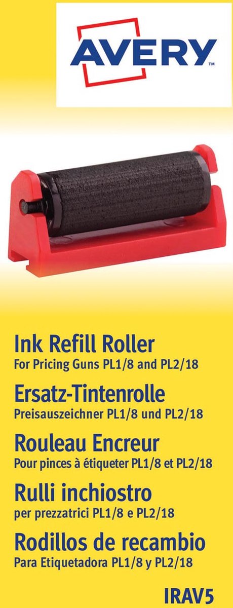 Inktrol etiketteertang avery irav5 5 stuks