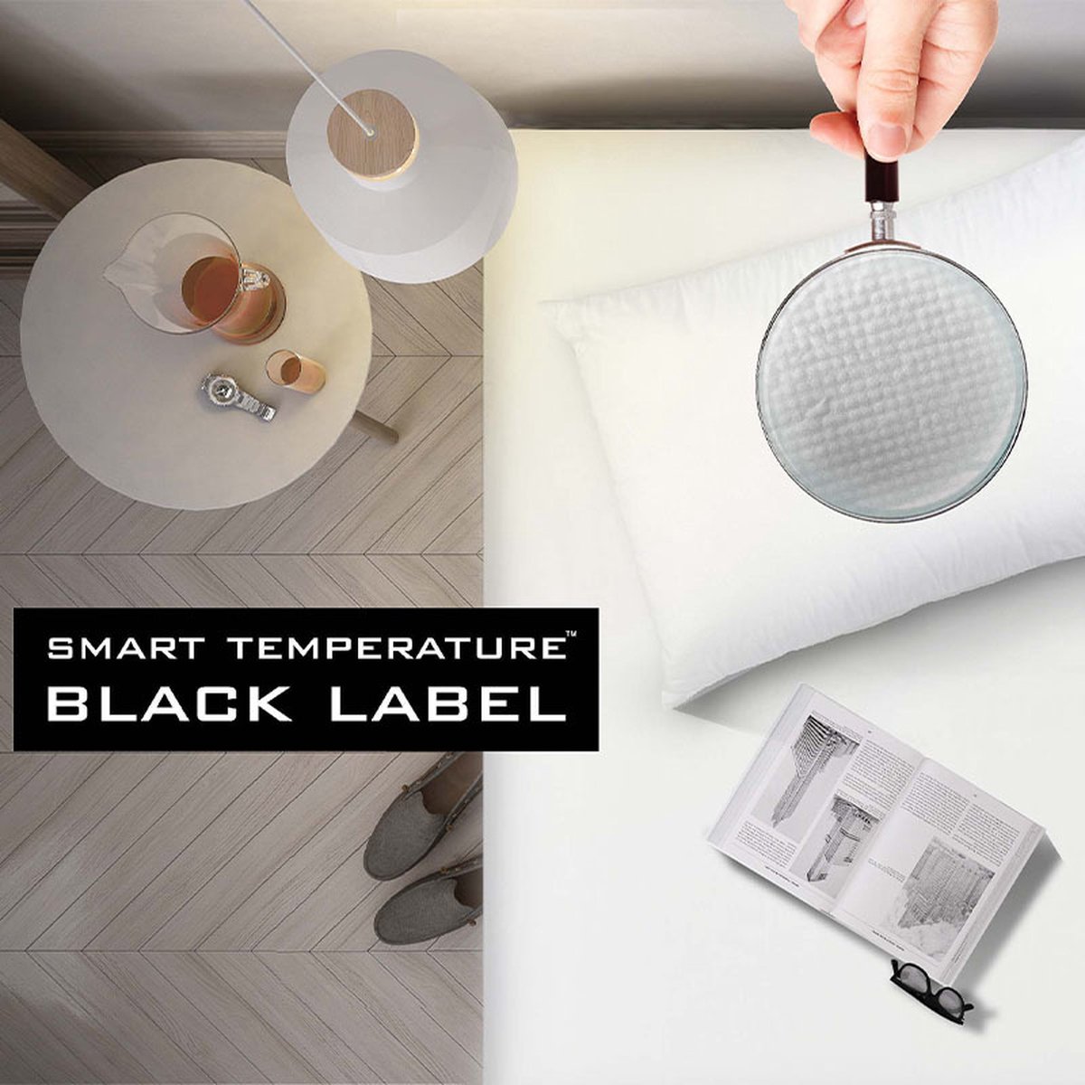 Zydante Kussensloop - Smart Temperature - Black label - 70x60