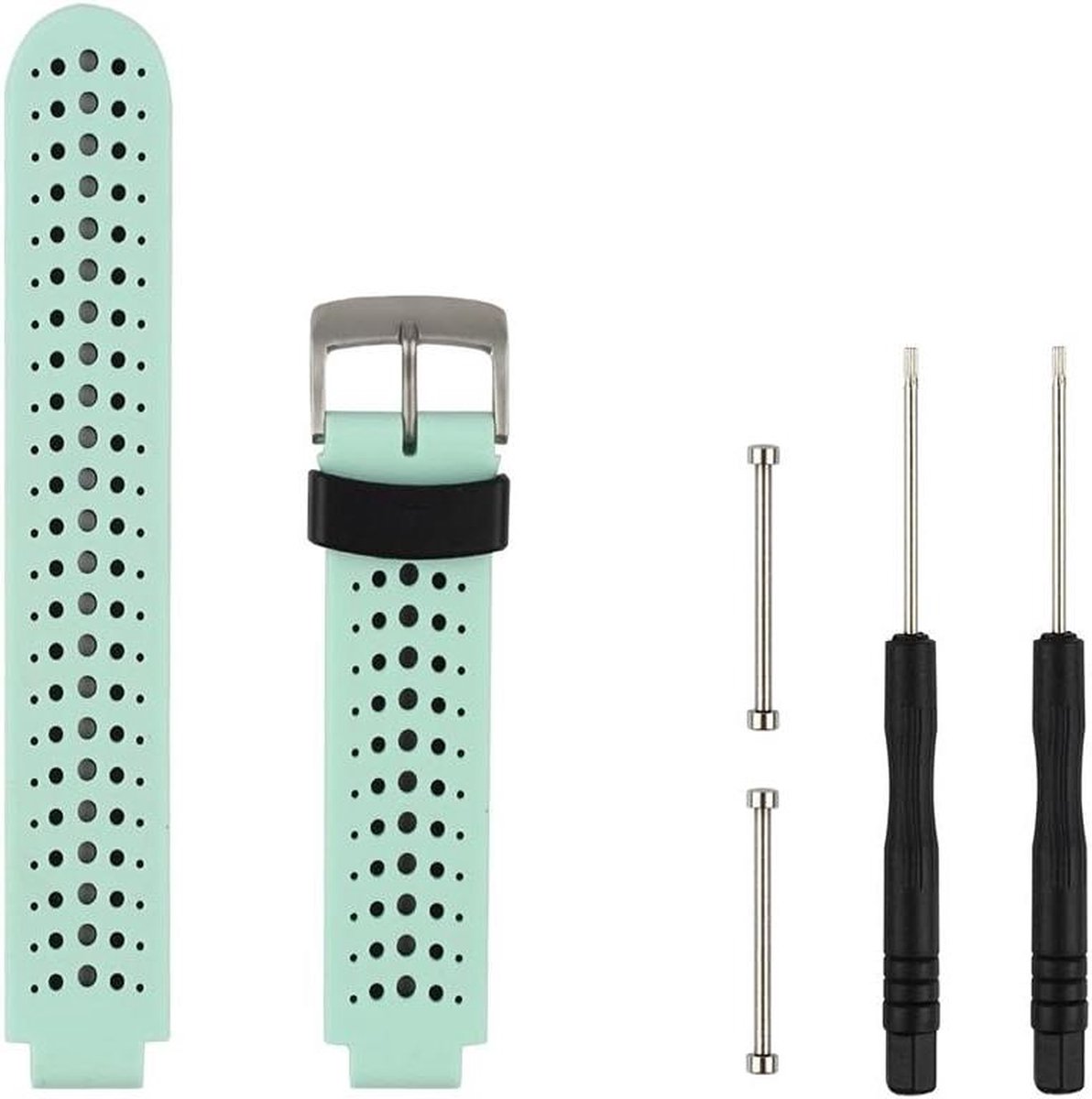 Zachte siliconen vervangingsband voor Garmin Forerunner 235-220-230-620-630-735 Smart Watch - Polsband horlogeband .