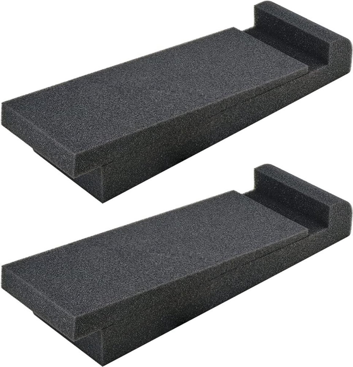 2-pack Studio Monitor Isolatie Luidspreker Pads - Akoestische Desktop Stands voor 3-10 inch Luidsprekers - 30 * 10 * 4.5 cm .