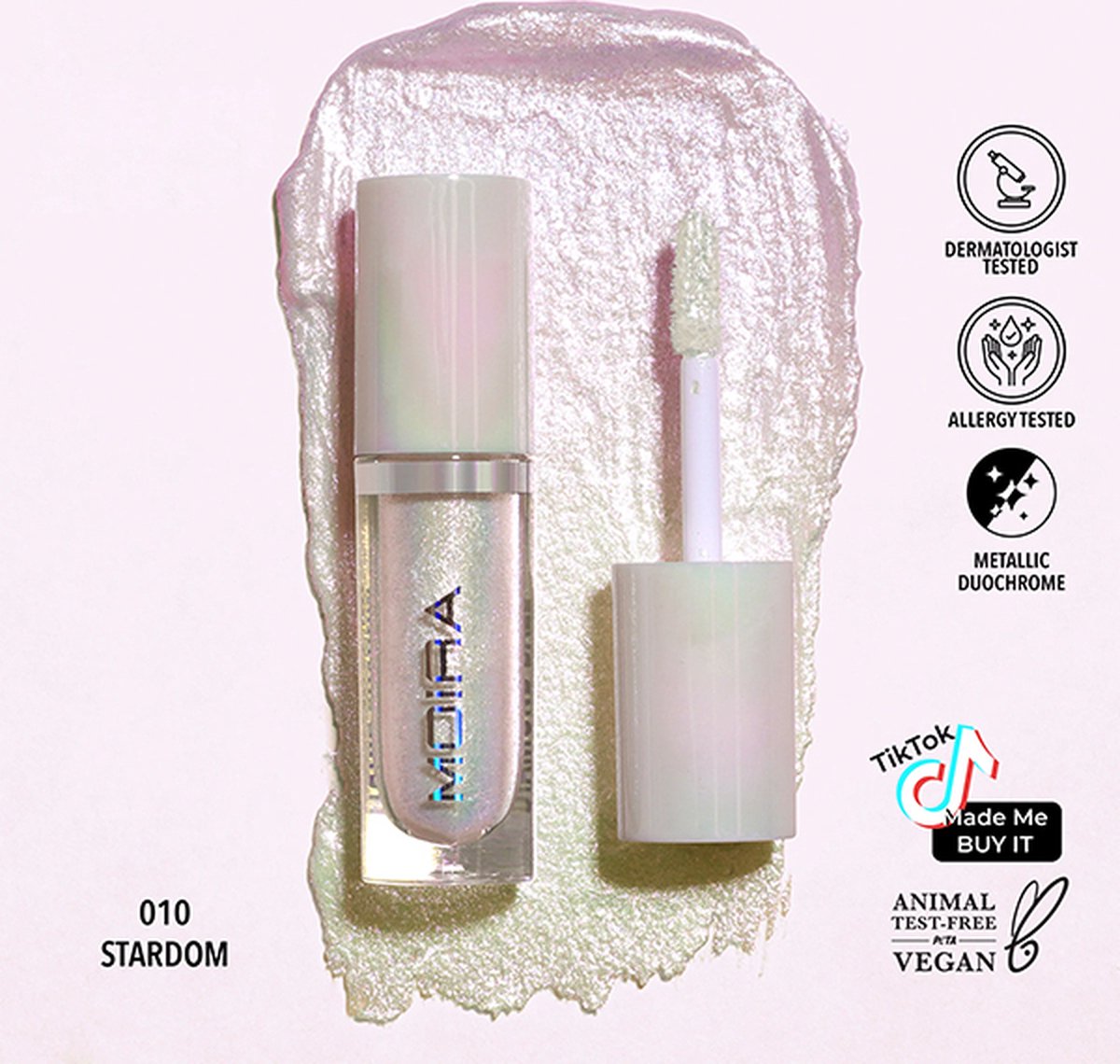Moira Beauty - Diamond Daze Liquid Shadow - 10 - Stardom - Oogschaduw - 3 ml