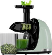 Bol.com KitchenBrothers Slowjuicer - Juicer - Groenten en Fruitpers - 700ml - Met Pulpreservoir - Juice Maker - Pastel Groen aanbieding
