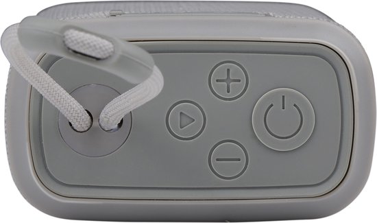 Draagbare Bluetooth Speaker 5.3 - Draadloze Muziekbox met AUX en FM Radio - Partybox met 4 uur Speeltijd - Compact en Lichtgewicht - Grijs van Merkloos — afbeelding 4