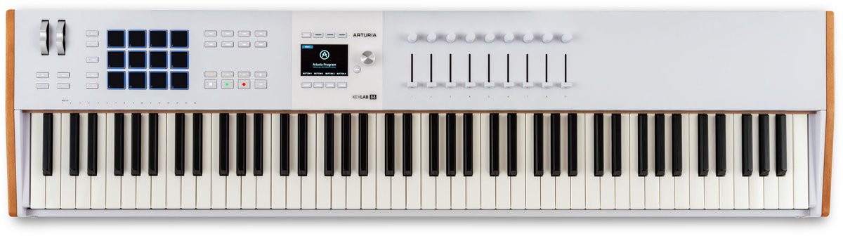 Arturia KeyLab 88 - MIDI Controller - 88 toetsen - MK3 - Wit