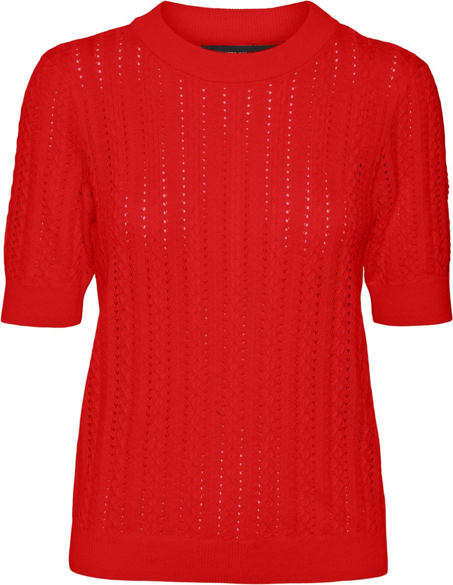 Pull Col Rond VERO MODA Vmdoffy 2/4 - Confort Hiver En Polyester Recyclé