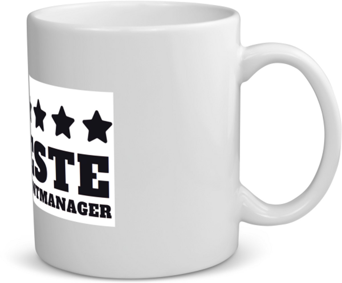 Beste accountmanager Mok met opdruk - beste accountmanager - collega - welkom - afscheid - 350 ML inhoud