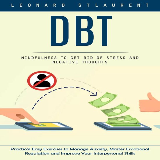 Dbt: Mindfulness to Get Rid of Stress and Negative Thoughts  ... - cover