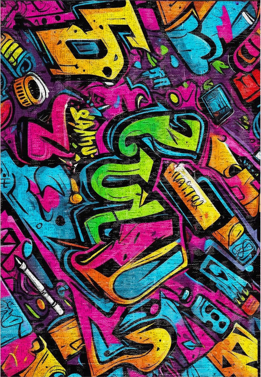 Bamyum Funny Bedrukt Tapijt Chenilleprint Machine Made 200 x 300 cm, Vintage Tapijt Slaapkamer, Antibacterieel Antislip Ondervloer Keukentapijt