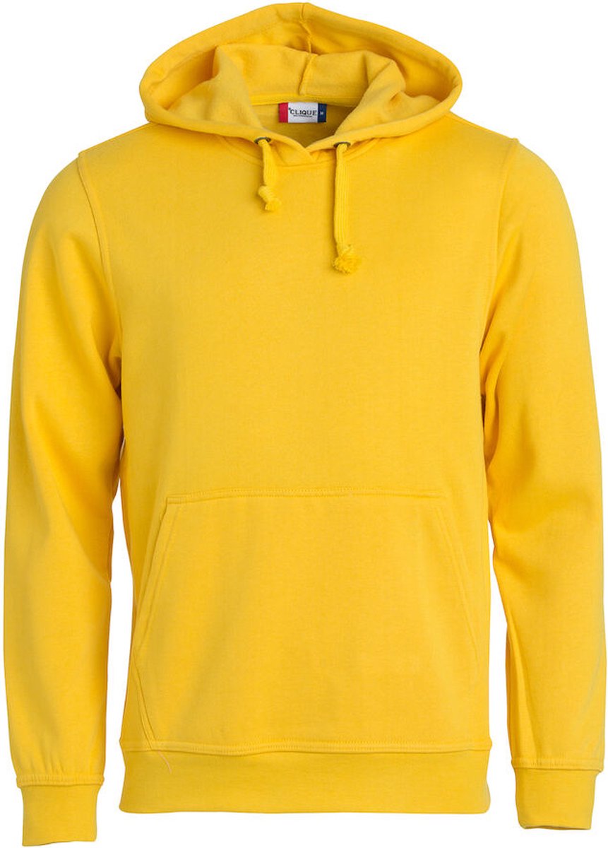 Clique Basic hoody Lemon maat XXL