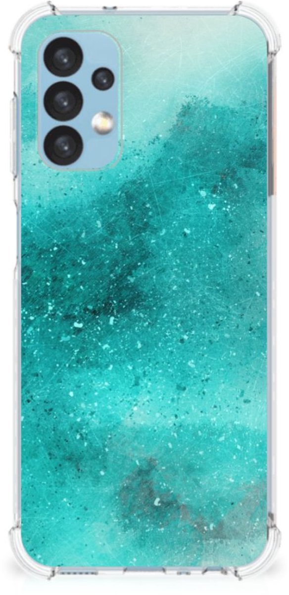 Back Cover Samsung Galaxy A13 (4G) Painting Blue