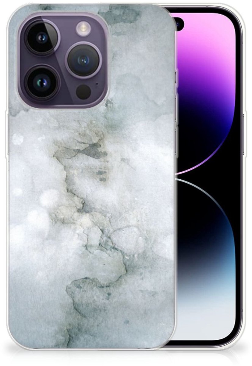 Hoesje maken Apple iPhone 14 Pro Painting Grey