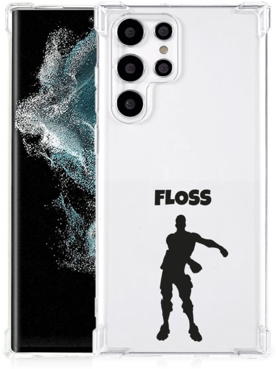 Samsung Galaxy S22 Ultra Stevig Bumper Hoesje Floss