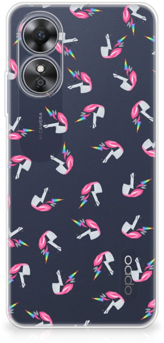 TPU bumper voor OPPO A17 Unicorns