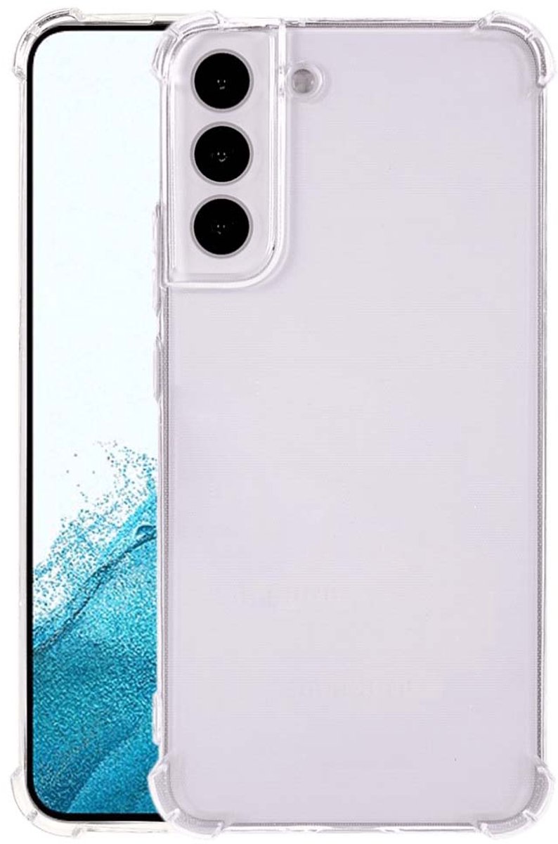 Anti-shock Backcover Galaxy S22 TPU Siliconen Transparant