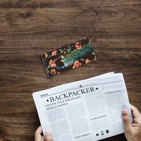 Coque OPPO Reno 6 Pro+ 5G Bumper Housse Etui de Protection Compatible avec Peacock Avec Des Fleurs