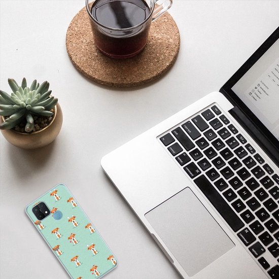 Coque en Siliconen TPU OPPO A15 Coque de téléphone Chiots