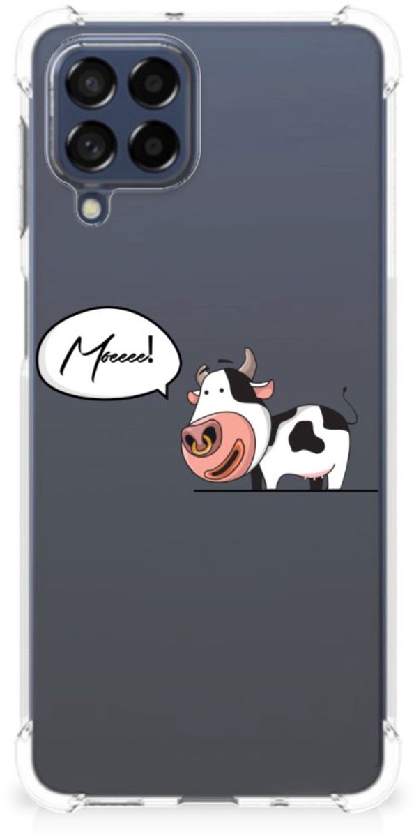 Samsung Galaxy M53 Stevig Bumper Hoesje Cheeky Cow
