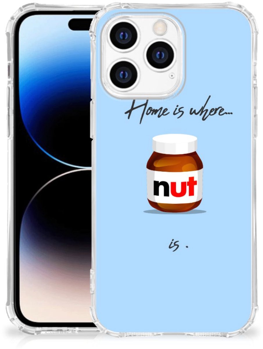 TPU Case Anti-Shock voor Apple iPhone 14 Pro Max Beschermhoes Nut Home