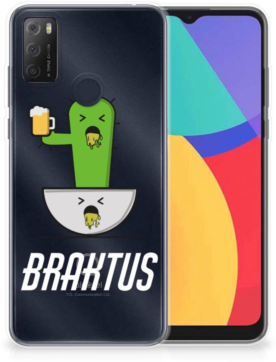 Alcatel 1S (2021) Telefoonhoesje met Naam Braktus