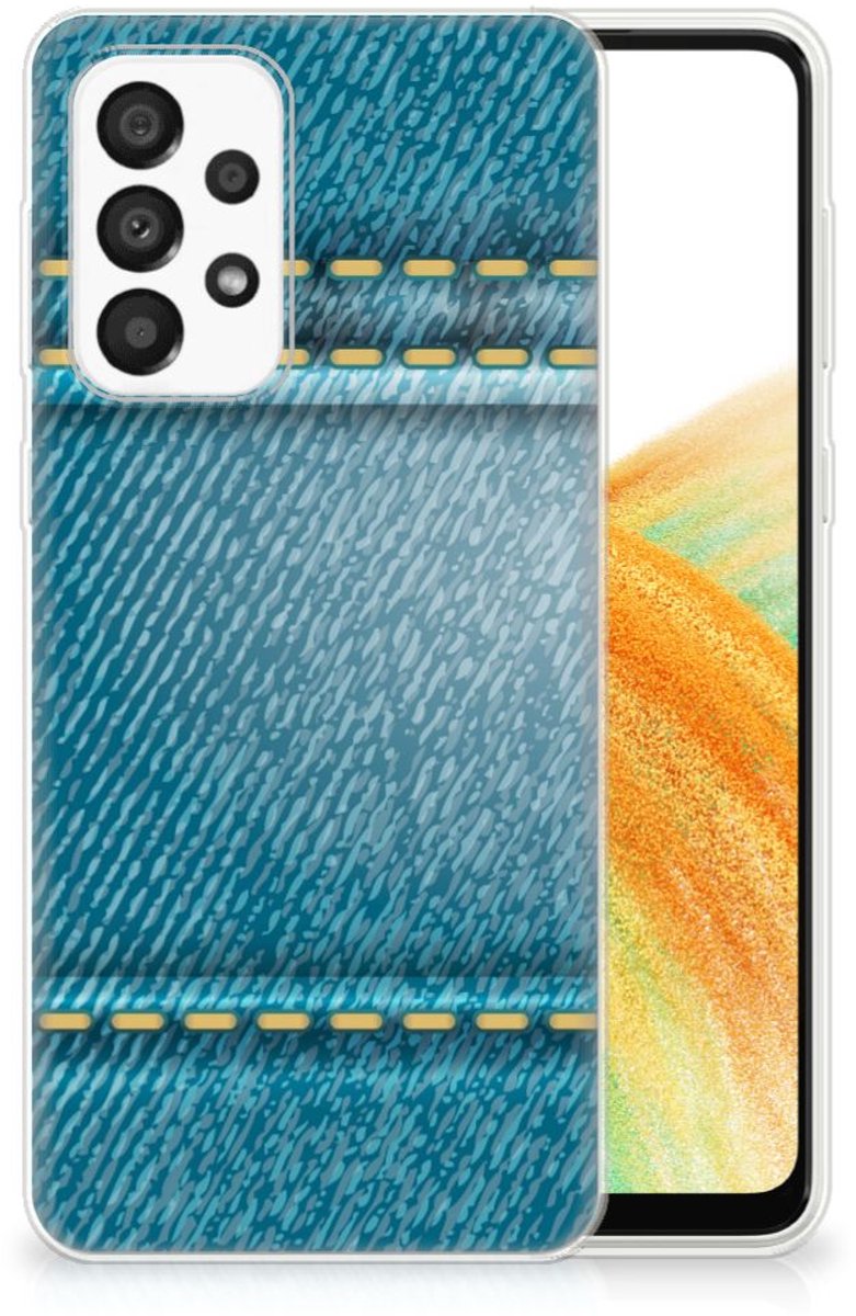 Samsung Galaxy A33 5G Silicone Back Cover Jeans