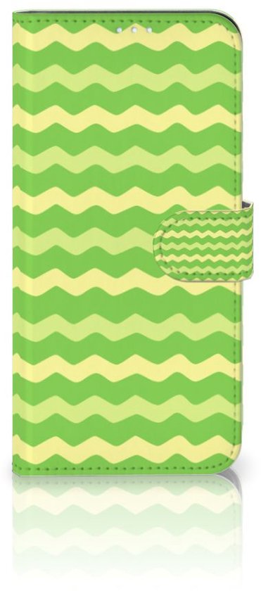 Coque OnePlus 9 Book Case Vagues Vert