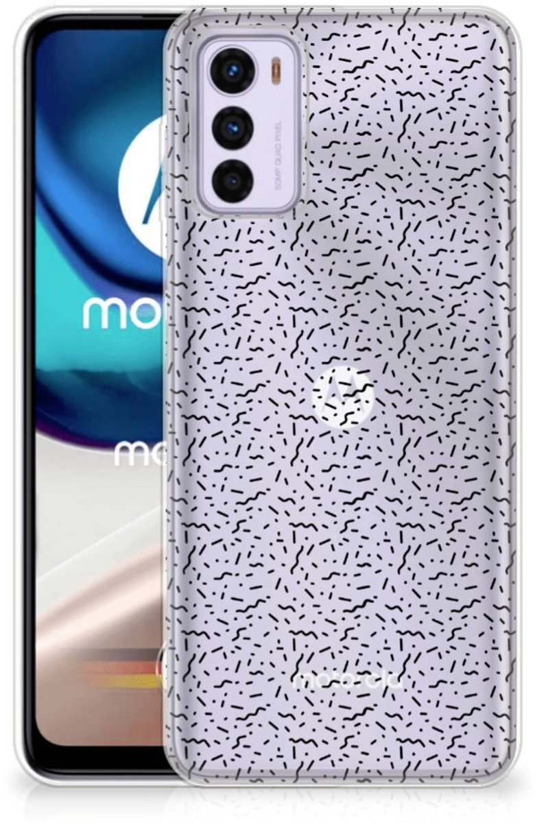 Motorola Moto G42 TPU bumper Stripes Dots