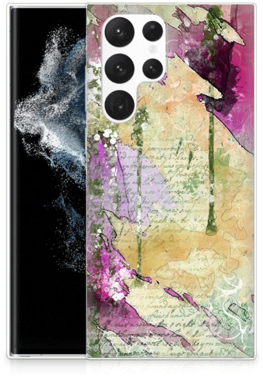 Hoesje maken Samsung Galaxy S22 Ultra Letter Painting