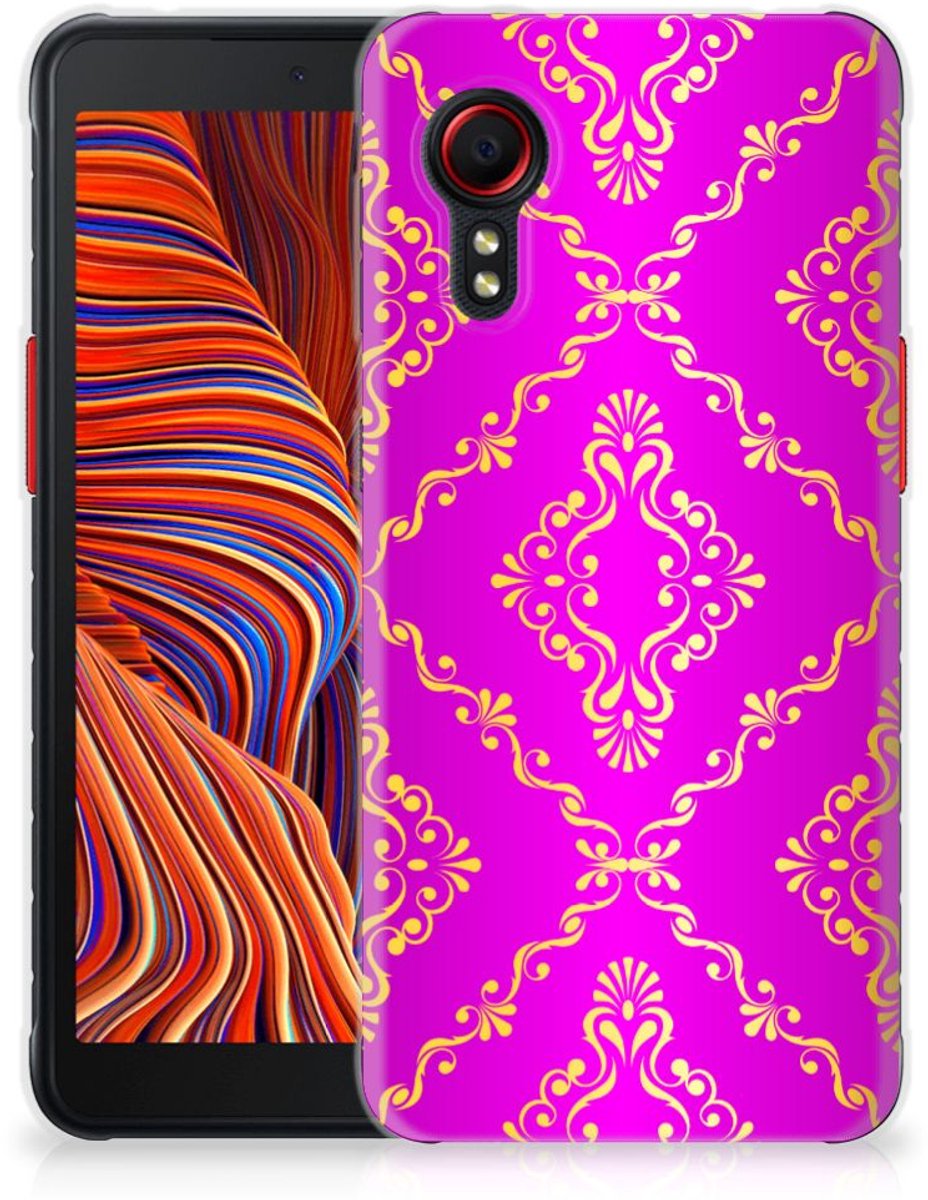 Siliconen Hoesje Samsung Galaxy Xcover 5 Barok Roze
