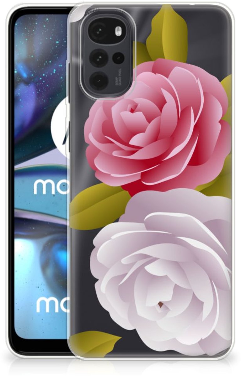 Motorola Moto G22 TPU Case Roses