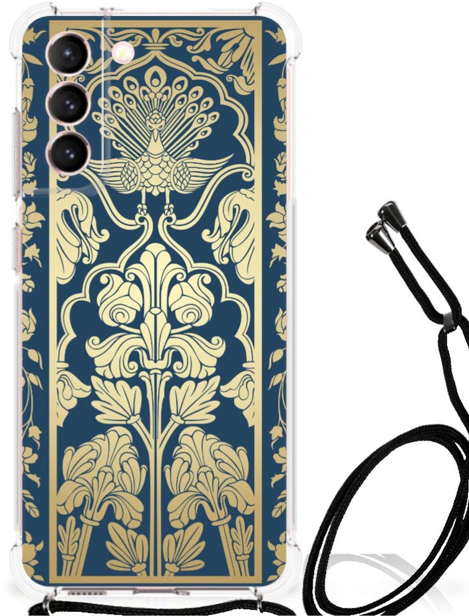 Samsung Galaxy S21 FE Case Beige Flowers