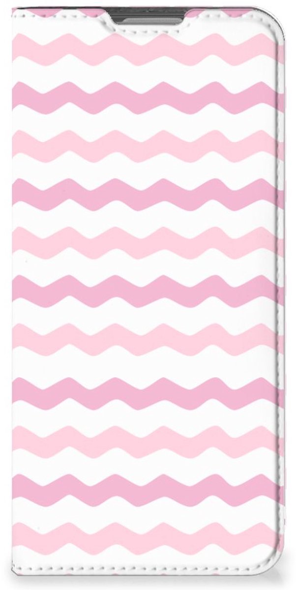 OPPO Reno8 Lite Hoesje met Magneet Waves Roze