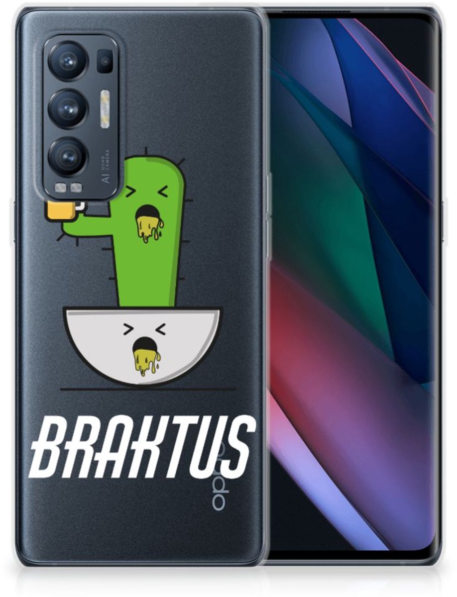OPPO Find X3 Neo Telefoonhoesje met Naam Braktus
