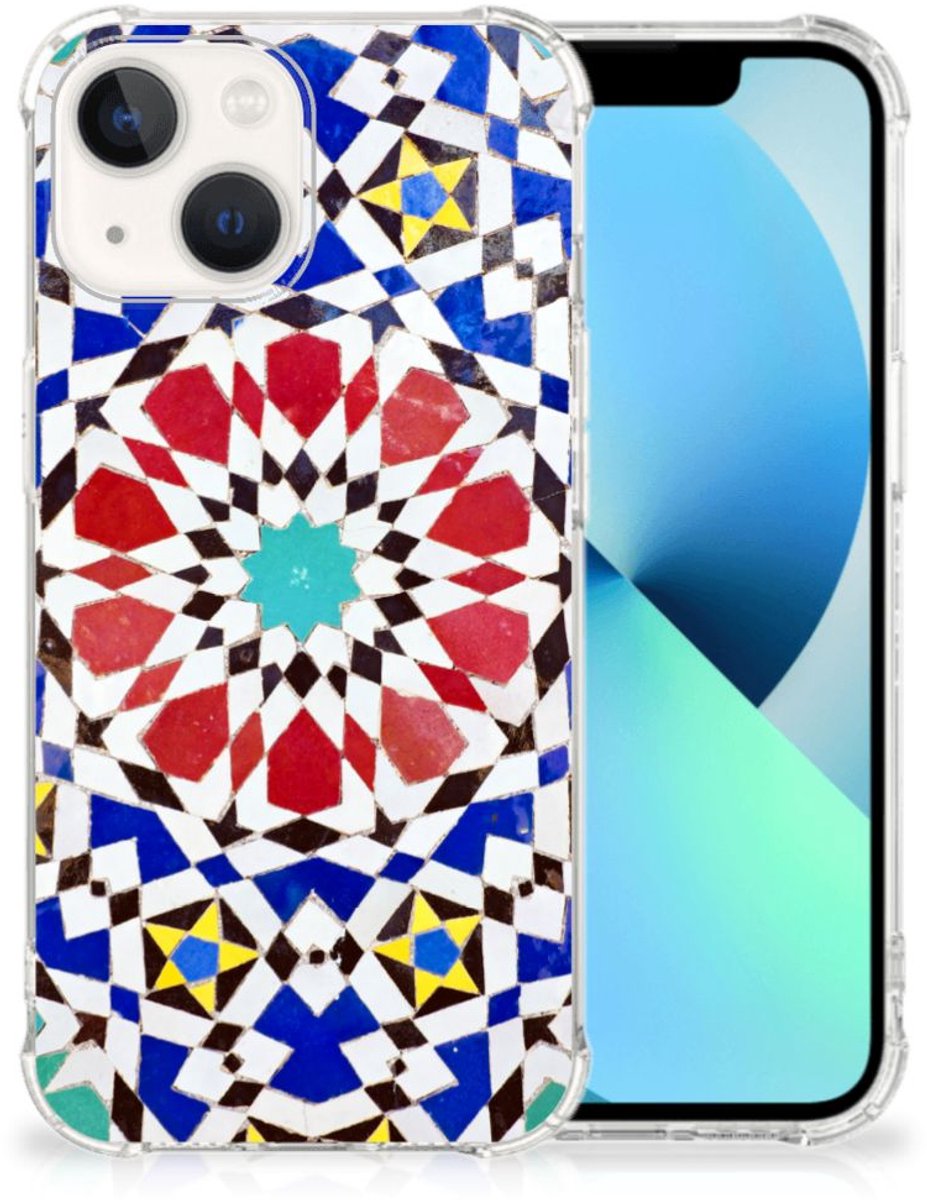 iPhone 13 Anti-Shock Hoesje Mozaïek
