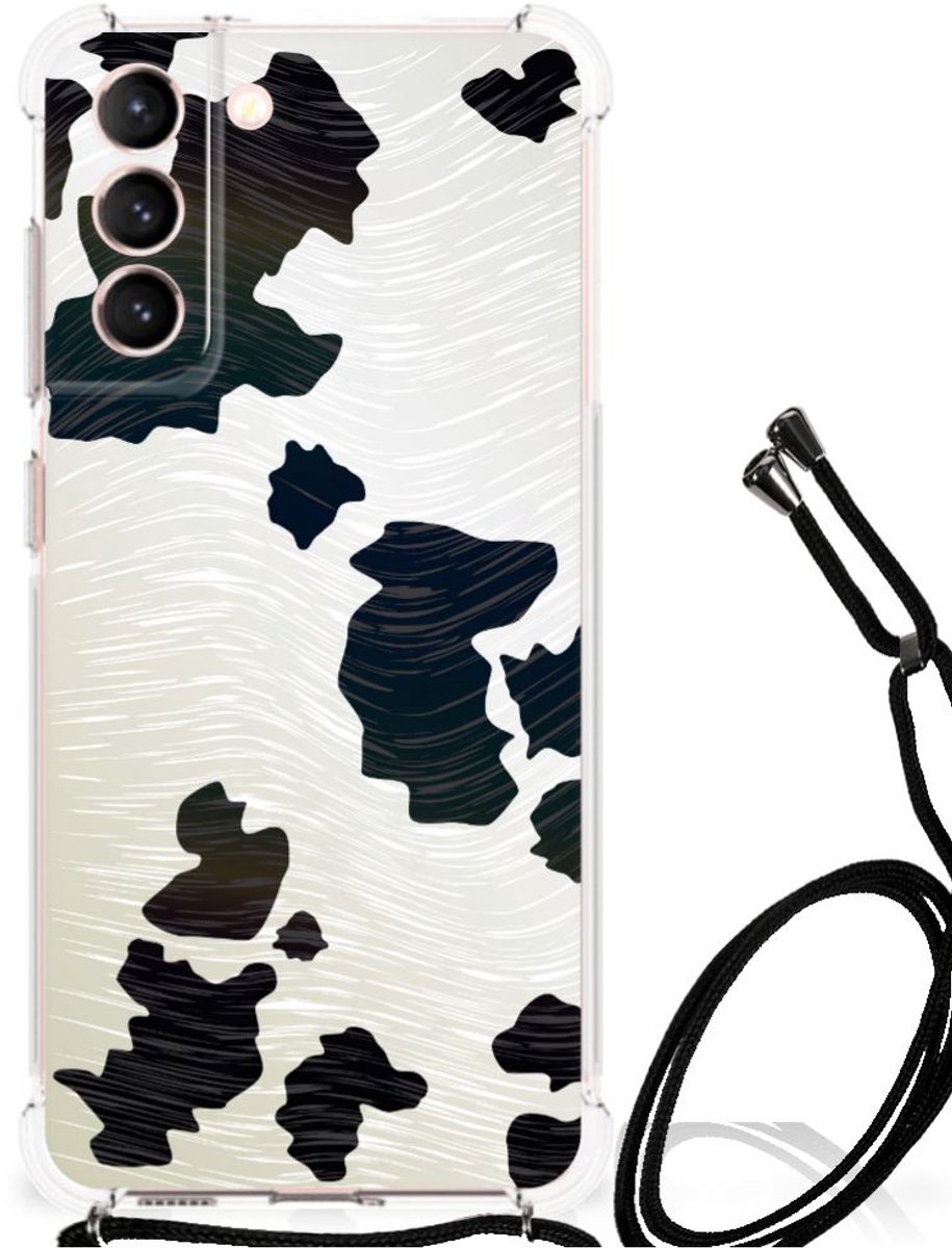 Samsung Galaxy S21 FE Case Anti-shock Koeienvlekken