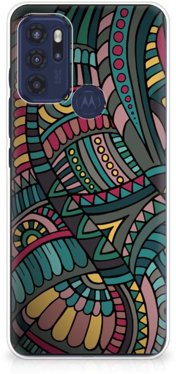Motorola Moto G60s TPU bumper Aztec