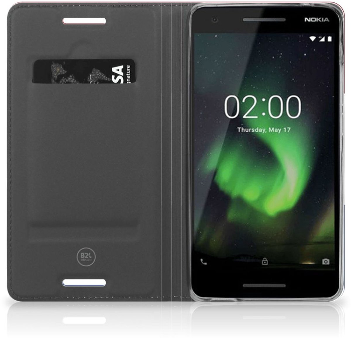 Nokia 2.1 2018 Standcase Nederlandse Vlag
