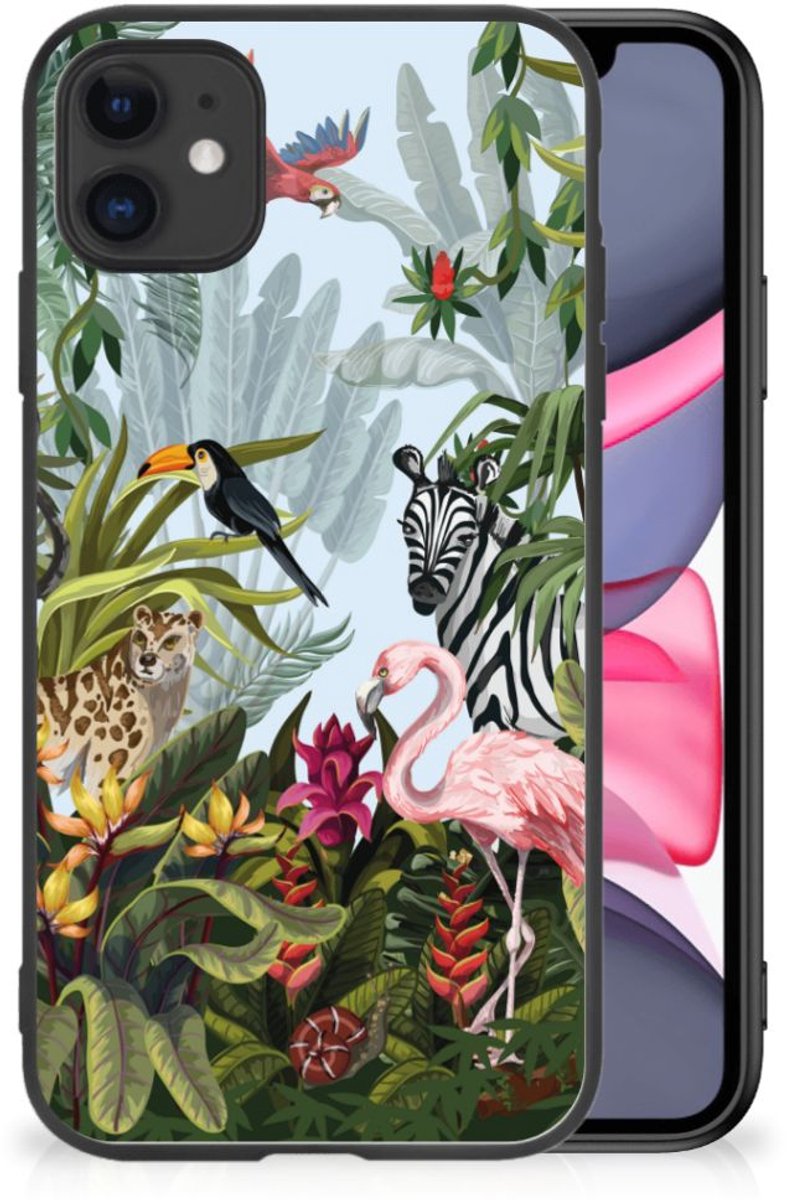 Dierenprint Telefoonhoesje voor iPhone 11 Jungle