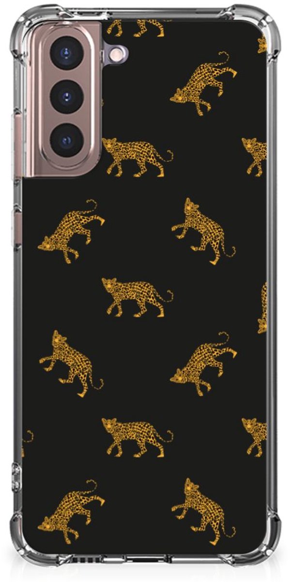 Case Anti-shock voor Samsung Galaxy S21 Plus Leopards