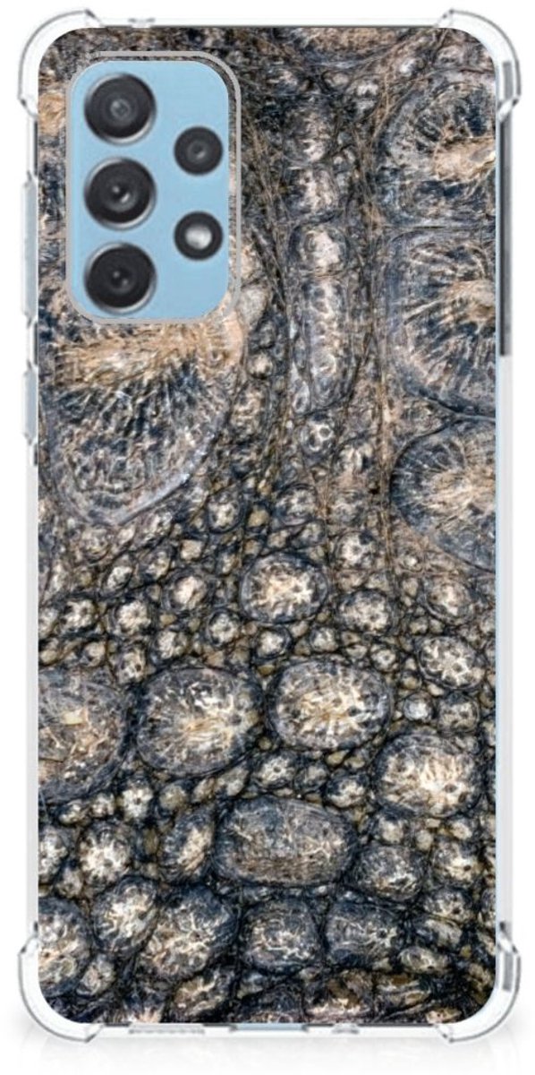 TPU Case Anti-Shock voor Samsung Galaxy A73 Case Anti-shock Krokodillenprint