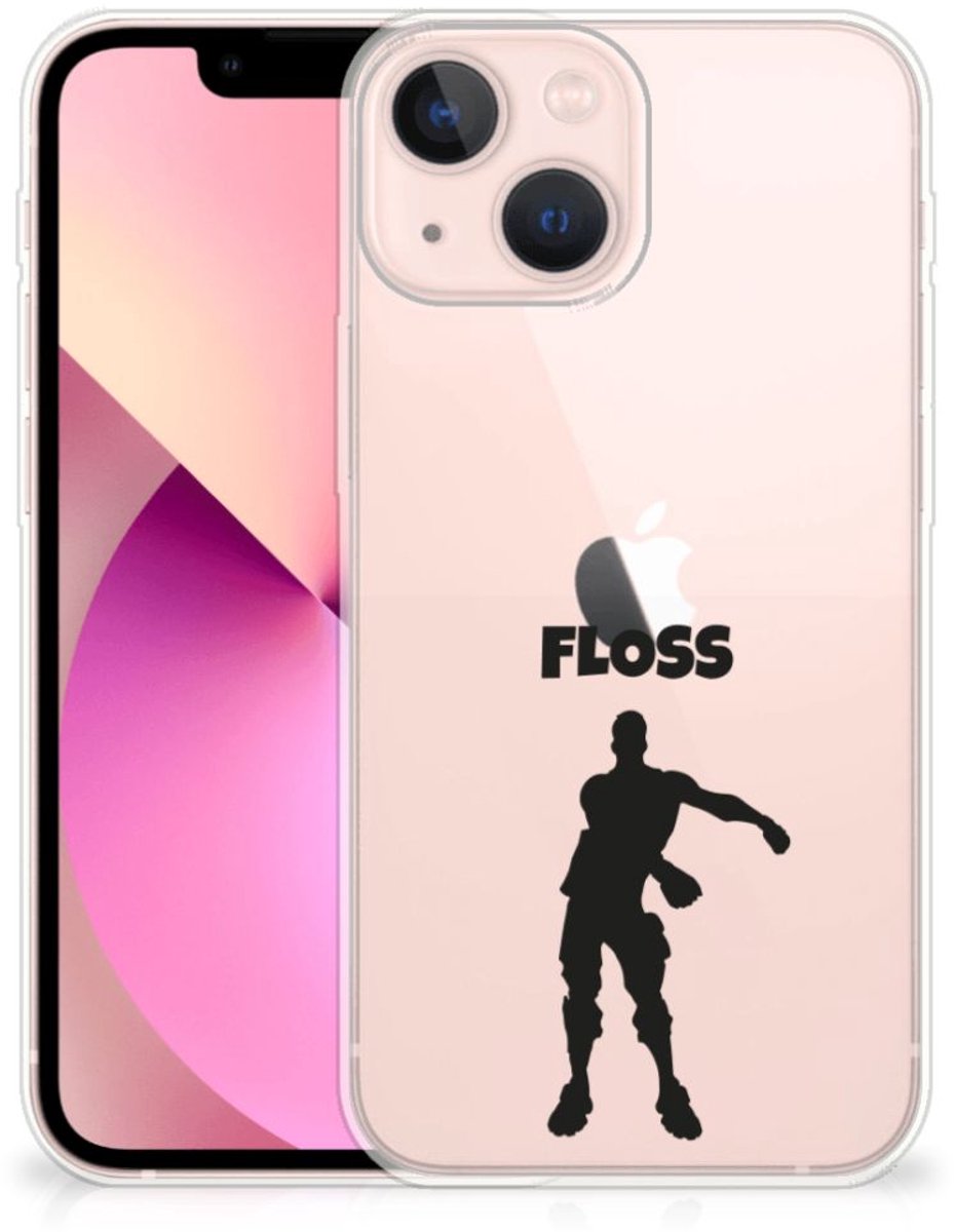 iPhone 13 mini Telefoonhoesje met Naam Floss