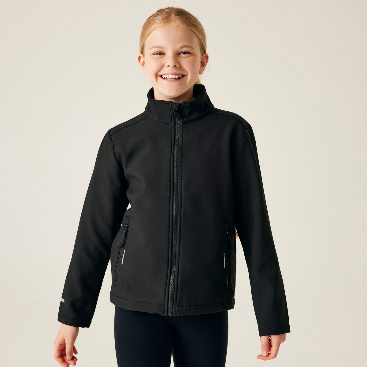 Jas Kinderen Hiking Zwart