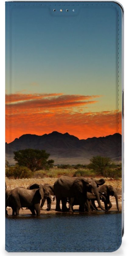 Coque OnePlus Nord CE 3 Lite Wallet Book Case Éléphants